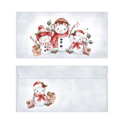 Obálka vánoční - sněhuláci