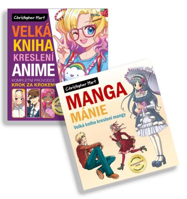 Velká kniha kreslení anime + Manga mánie
