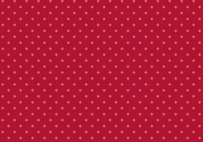 Obálka C6  barevná - červené puntíky