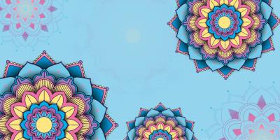 Obálka barevná - mandala